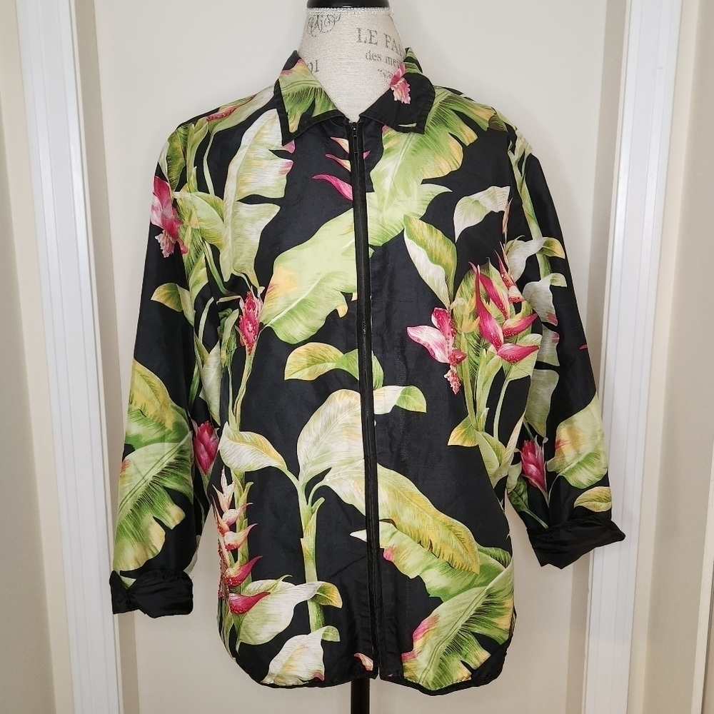 SilkLand Tropical beaded Jacket